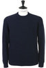 Upson Cashmere/Merino Wool Crew Neck - Midnight Thumbnail