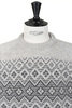 Oban Wool Jacquard Crew Neck - Natural Thumbnail