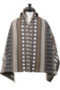 Wool Poncho - Brown Thumbnail