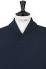 Shawl Collar Pullover - Navy Thumbnail