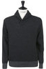 Shawl Collar Pullover - Black Thumbnail