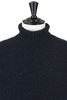 Donegal Turtle Neck Cashmere/Merino Wool - Navy Thumbnail