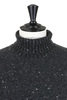 Donegal Turtle Neck Cashmere/Merino Wool - Charcoal Fleck Thumbnail