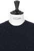 Donegal Crew Neck Cashmere/Merino Wool - Navy Thumbnail