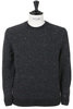 Donegal Crew Neck Cashmere/Merino Wool - Charcoal Thumbnail