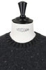 Donegal Crew Neck Cashmere/Merino Wool - Charcoal Thumbnail