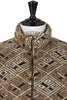 African Print Fleece Jacket - Print Thumbnail