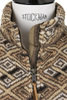 African Print Fleece Jacket - Print Thumbnail