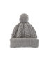 Double Cuff Fisherman Bobble Cap - Foggy Thumbnail