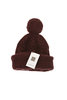 Double Cuff Fisherman Bobble Cap - Raisin Thumbnail