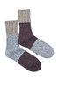 56 Yarn Asymmetry GOGH Grandrelle Yarn Socks - Green Thumbnail