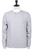 206 Good Originals Organic Cotton Long Sleeve Henley - Grey Thumbnail