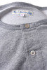 206 Good Originals Organic Cotton Long Sleeve Henley - Grey Thumbnail