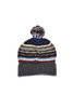 Double Cuff Knitted Serape Cap - Grey Thumbnail