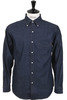 01-8012-81 Button Down Denim Shirt - One Wash Thumbnail