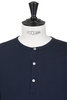 206 Good Originals Organic Cotton Long Sleeve Henley - Navy Thumbnail