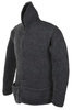 Cowichan Knitted Chore Jacket - Charcoal Grey Thumbnail