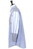 Combo Short Collar Shirt Candy Stripe Broadcloth - Navy Thumbnail