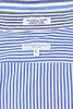 Combo Short Collar Shirt Candy Stripe Broadcloth - Navy Thumbnail