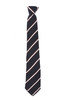 Stripe Knit Neck Tie - Navy Thumbnail