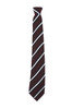 Stripe Knit Neck Tie - Burgundy Thumbnail