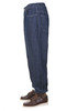 Canvas Denim Peg Top Pants - Indigo Thumbnail