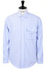 Oxford Stripe Shirt  - Blue Thumbnail
