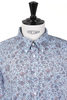 19th Century BD Shirt Cotton Floral Print - Lt. Blue Thumbnail