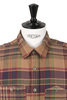 Work Shirt Cotton Plaid - Navy/Khaki Thumbnail