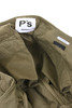 Bermuda Cargo Shorts Poplin - Olive Thumbnail