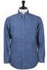 01-812-95 Denim Shirt Button Down 2 Year Wash - Denim Thumbnail