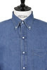 01-812-95 Denim Shirt Button Down 2 Year Wash - Denim Thumbnail