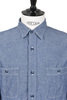 01-8070-84 Chambray Work Shirt - Blue Thumbnail