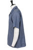 Mil Short Sleeve Chambray Shirt - Blue Thumbnail