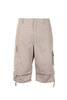 K Cargo Shorts Cotton Ripstop - Beige Thumbnail