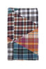 Long Scarf Patchwork Madras Triangle - Multi  Thumbnail