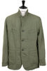 Bedford Jacket Cotton Hemp Sateen - Olive Thumbnail