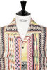 50's Milano Jacquard Short Sleeve Shirt  - Natural Thumbnail