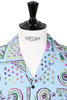 50's Milano Squared Short Sleeve Shirt  - Light Blue Thumbnail
