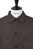 ADN Jacket Cotton Linen Gabardine - Brown Thumbnail