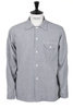 New Basic Shirt Cotton/Linen Check 2 - Natural Thumbnail