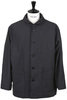 Shawl Collar Jacket Cotton Reverse Sateen - Black Thumbnail
