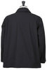 Shawl Collar Jacket Cotton Reverse Sateen - Black Thumbnail