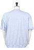 Short Sleeve Crew Cotton French Terry - Light Blue Thumbnail