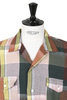 01-8067-C44 Short Sleeve Work Shirt Cotton/Linen - Check Thumbnail