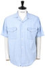 01-8067-99 Short Sleeve Work Shirt  Chambray Light - Blue Thumbnail