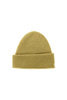 Waffle Stitch Cotton Watch Cap/Linen Like - Yellow Thumbnail
