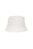 Organic Cotton Herringbone Bucket Hat - Ivory Thumbnail