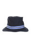 Loose Light Chino Pork Pie Hat - Navy Thumbnail