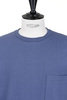 7.5oz Pocket T-Shirt Short Sleeve - Blue/Grey Thumbnail